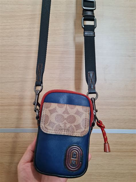 coach phone pocket shoulder bags